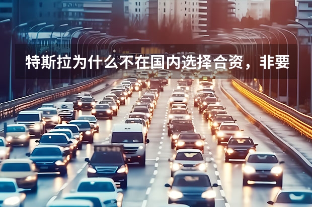 特斯拉为什么不在国内选择合资，非要走自建工厂的路线？