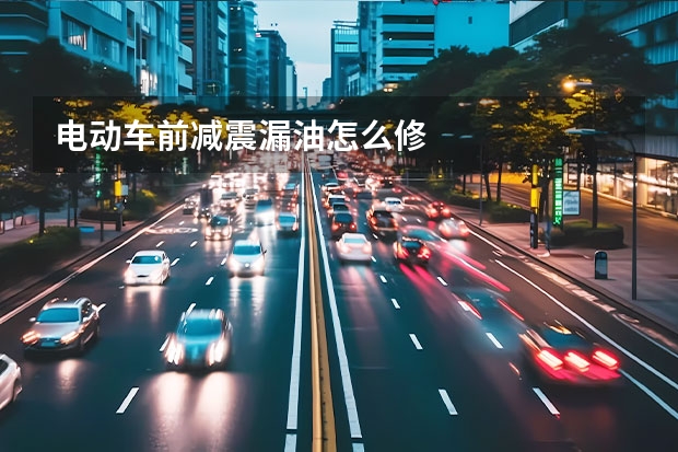 电动车前减震漏油怎么修