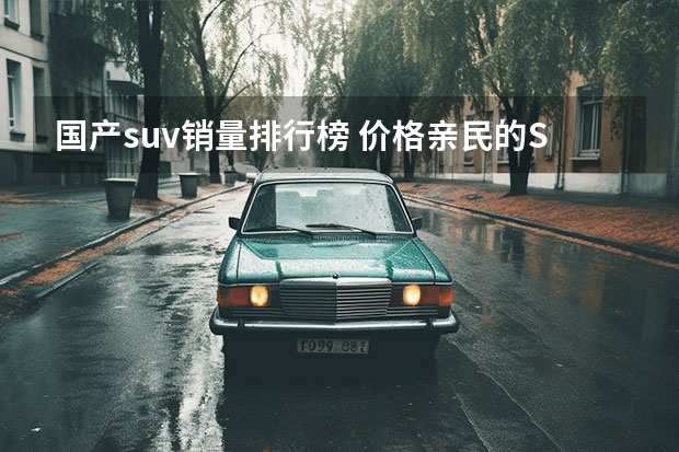 国产suv销量排行榜 价格亲民的SUV，空间媲美缤智，由6.78万降至5万多，顶配仅8万多