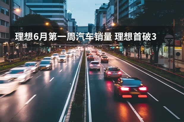 理想6月第一周汽车销量 理想首破3万辆！6月新势力销量公布 小鹏仍需努力