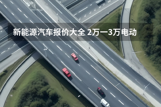 新能源汽车报价大全 2万一3万电动汽车图片及价格