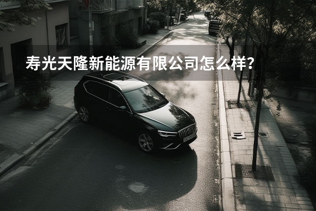 寿光天隆新能源有限公司怎么样？