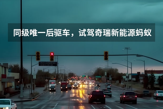 同级唯一后驱车，试驾奇瑞新能源蚂蚁（NEDC续航510km 奇瑞新能源蚂蚁或将8月底上市）
