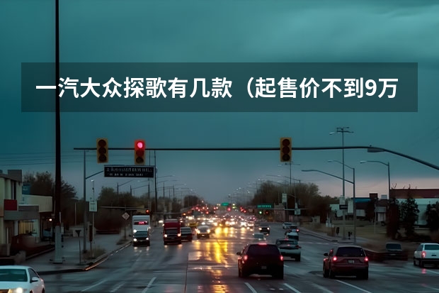 一汽大众探歌有几款（起售价不到9万的SUV，全新捷达VS5哪一款最值得买？）