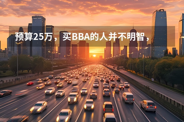 预算25万，买BBA的人并不明智，我会选这4款车，气场配置不输豪车 10万级选车指南，轿车/SUV/皮卡/MPV都有！