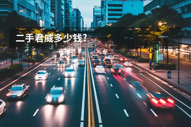 二手君威多少钱?