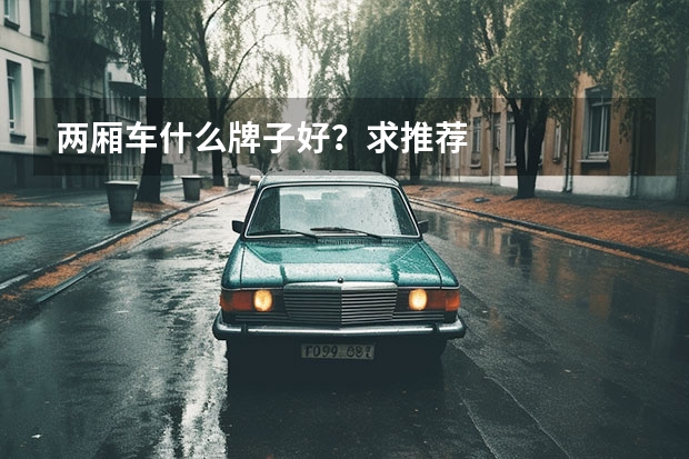 两厢车什么牌子好？求推荐