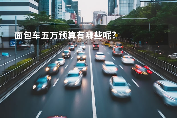 面包车五万预算有哪些呢?