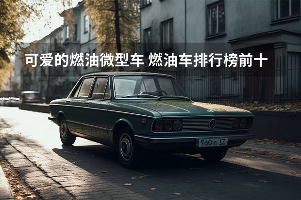 可爱的燃油微型车 燃油车排行榜前十名