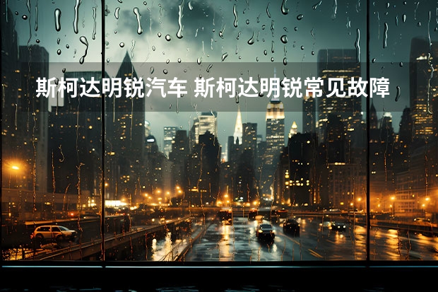 斯柯达明锐汽车 斯柯达明锐常见故障