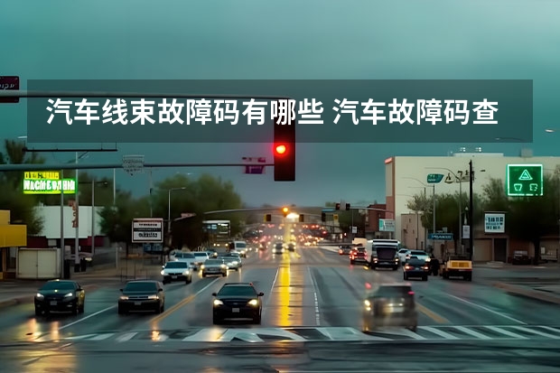 汽车线束故障码有哪些 汽车故障码查询P0404是什么