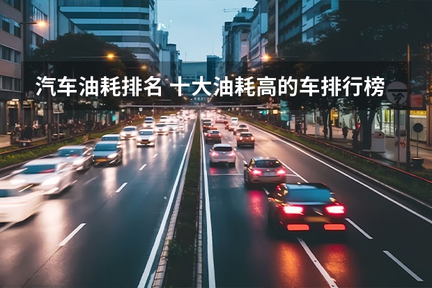 汽车油耗排名 十大油耗高的车排行榜