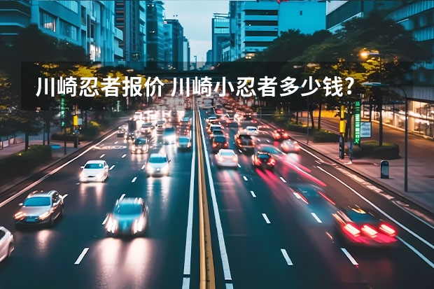 川崎忍者报价 川崎小忍者多少钱?
