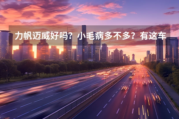 力帆迈威好吗？小毛病多不多？有这车的朋友说一下，谢谢！