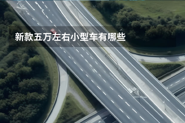 新款五万左右小型车有哪些