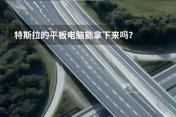 特斯拉的平板电脑能拿下来吗?