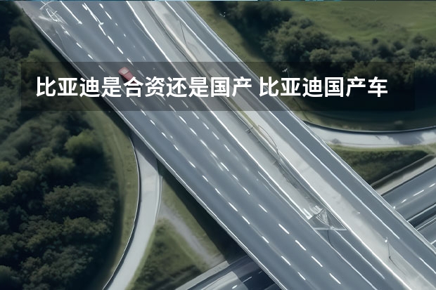比亚迪是合资还是国产 比亚迪国产车还是合资车