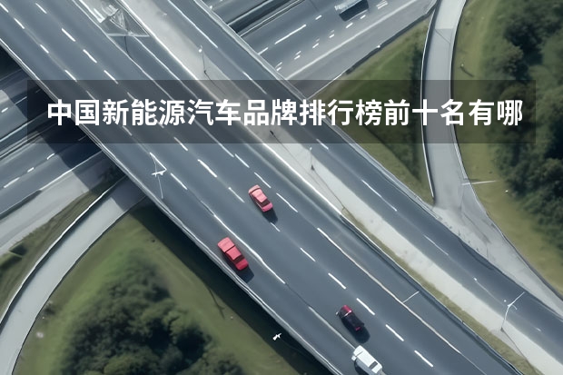 中国新能源汽车品牌排行榜前十名有哪些!